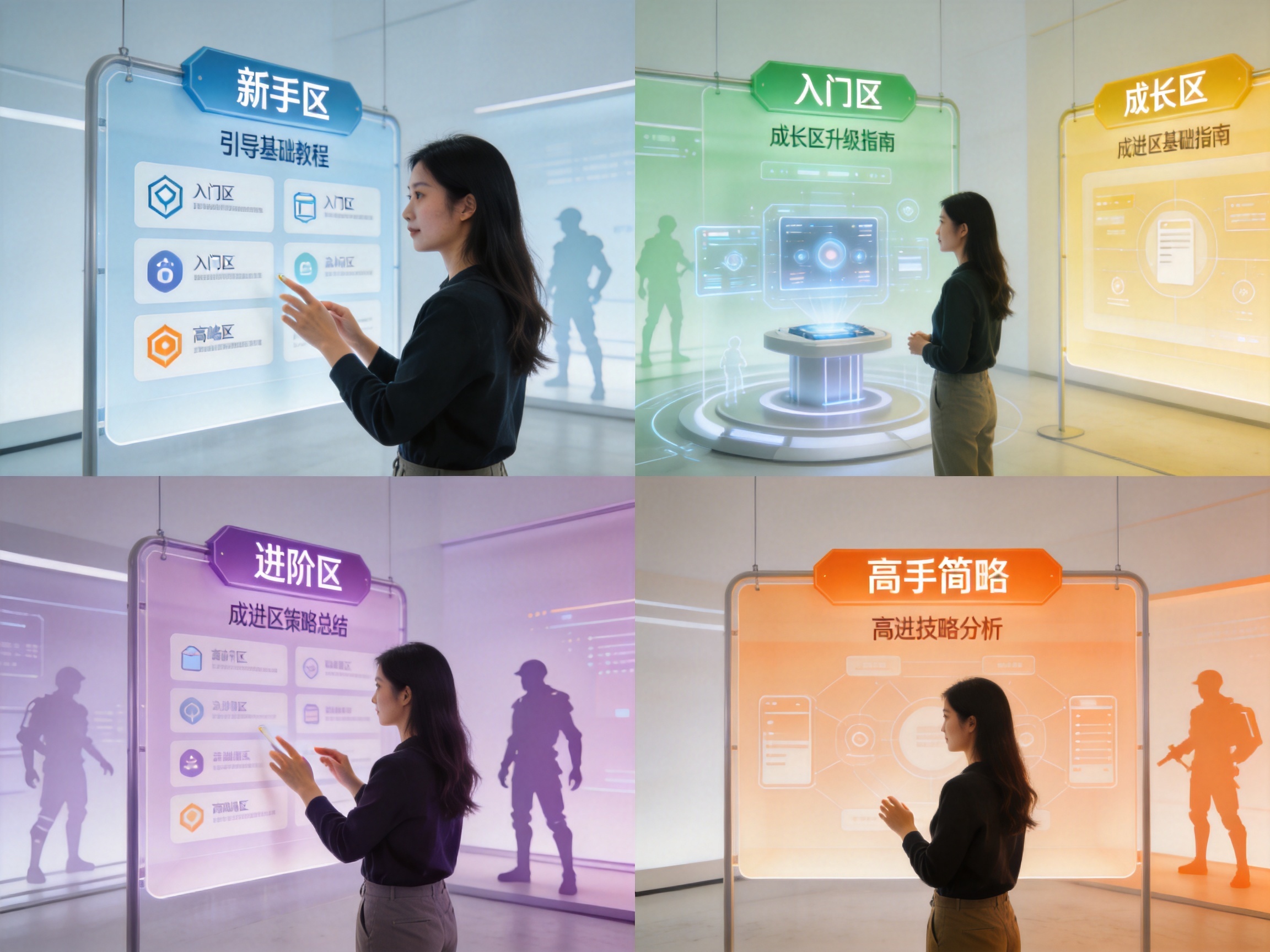 优游网攻略中心的攻略类型与内容栏目组织界面示意